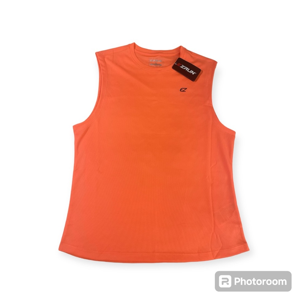 NWT EZRUN Men’s Tank Top Quick Dry Workout Swim Beach Shirt Sz Small